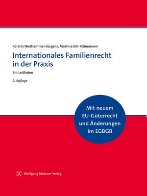 cover image of Internationales Familienrecht in der Praxis